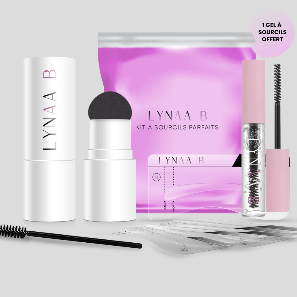 KIT À SOURCILS PARFAITS l 1 KIT ACHETÉ = 1 KIT OFFERT + 1 GEL À SOURCILS OFFERT
